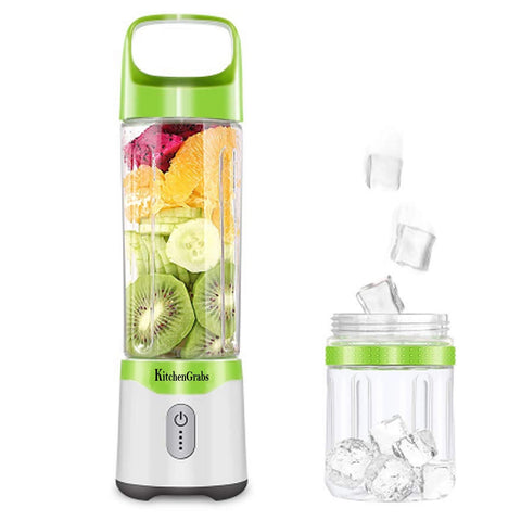 Image of Rechargeable, Personal and Portable Blender With 2 Juice Cups