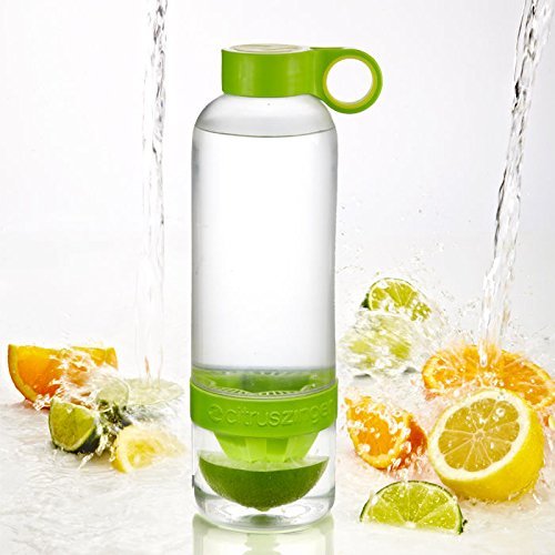 Leak-Proof Lemon Squeezer Cup With Fruit Infuser Water Bottle