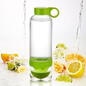 Leak-Proof Lemon Squeezer Cup With Fruit Infuser Water Bottle