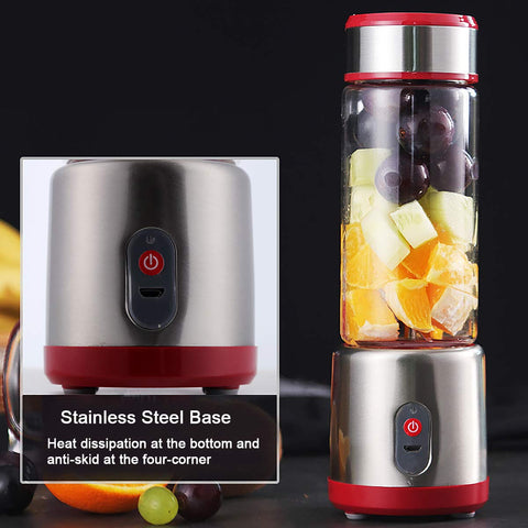 Image of Rechargeable, Personal and Portable Glass Blender