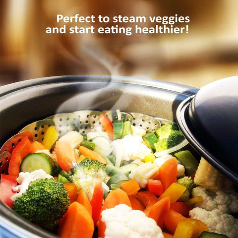 Image of Collapsible Stainless Steel Vegetable & Food Steamer