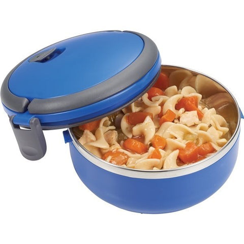 Image of Insulated Stainless Steel Bento Lunch Box - Round Container