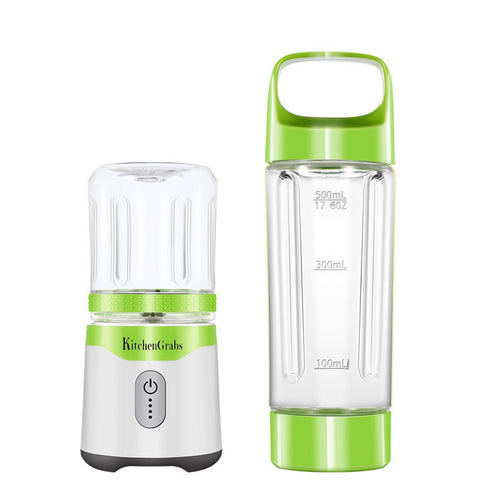 Image of Rechargeable, Personal and Portable Blender With 2 Juice Cups
