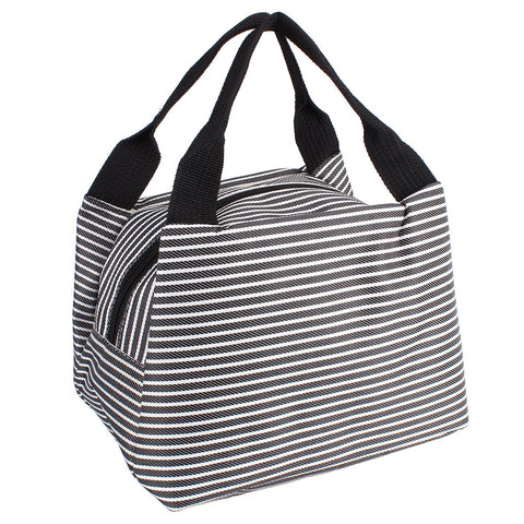 Image of Insulated Lunch Bag - Stripped Colors