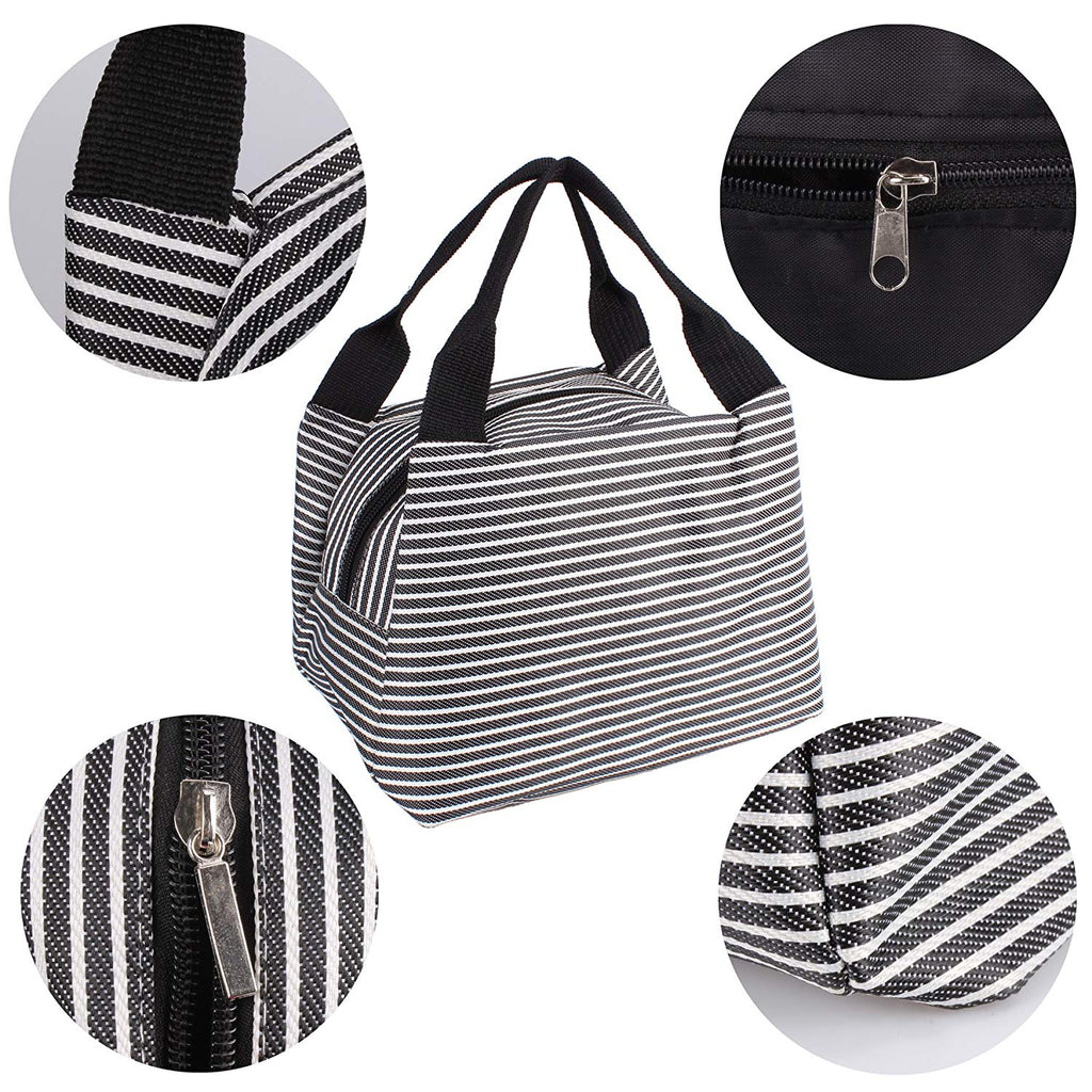 Insulated Lunch Bag - Stripped Colors