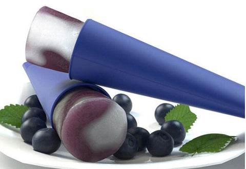 Image of Silicone Ice Cream and Popsicle Tube Molds - Set of 6 Tubes