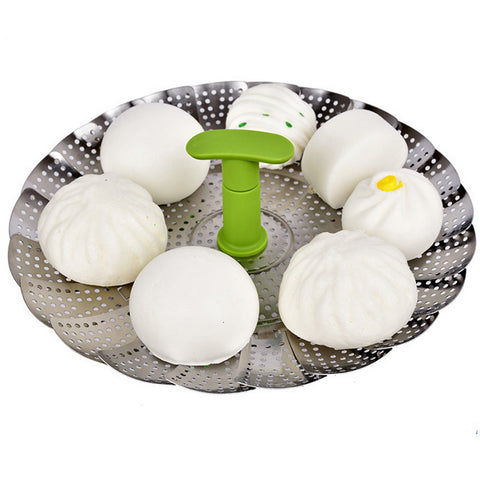 Image of Collapsible Stainless Steel Vegetable & Food Steamer Insert (Large 7"-11" and Medium 5.5"-9")) - Improved Design