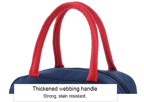 Image of Insulated Lunch Bag with Deep Side Pocket