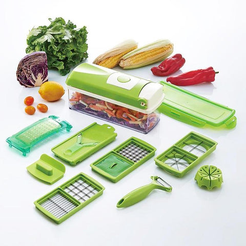 Image of 12 in 1 Vegetable Cutter or Chopper and Slicer