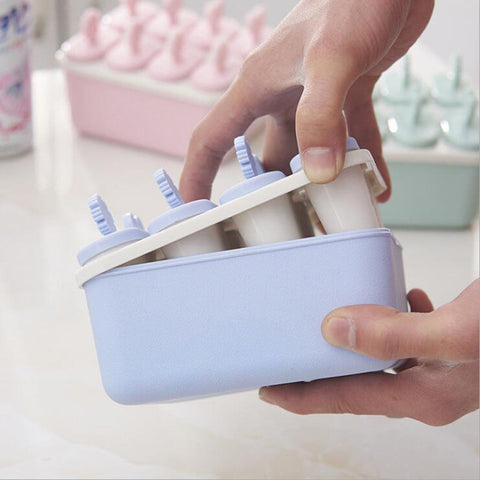 Image of Ice Cream and Popsicle Molds - 6 & 8 Cell Containers