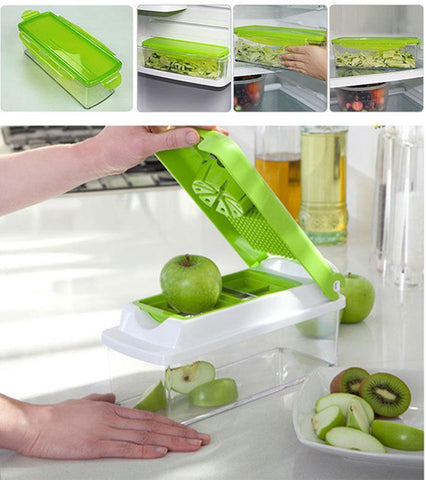 Image of 12 in 1 Vegetable Cutter or Chopper and Slicer