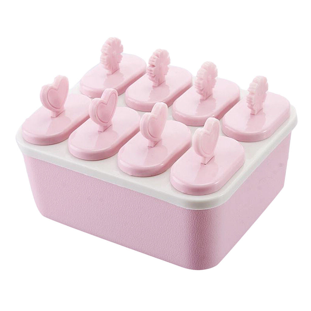 Ice Cream and Popsicle Molds - 6 & 8 Cell Containers