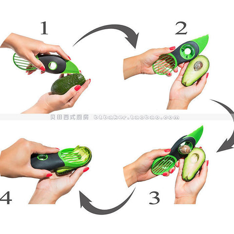 Image of 3-in-1 Avocado Slicer