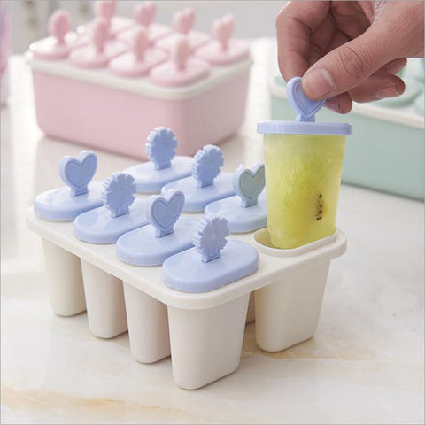 Image of Ice Cream and Popsicle Molds - 6 & 8 Cell Containers