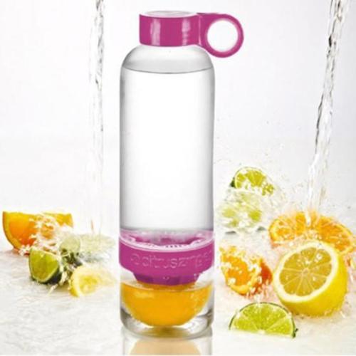 Leak-Proof Lemon Squeezer Cup With Fruit Infuser Water Bottle
