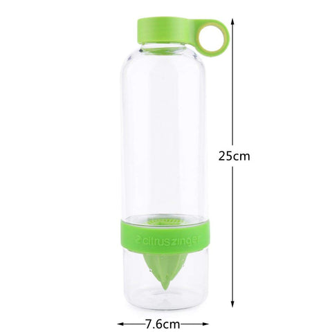 Leak-Proof Lemon Squeezer Cup With Fruit Infuser Water Bottle