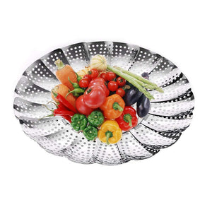 Collapsible Stainless Steel Vegetable & Food Steamer