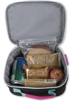 Insulated Kid's Lunch Bag With Secure Zipper - Girls