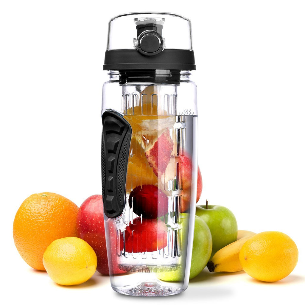Flavor your water with your favorite fruit and keep hydrated. Large enough to share with family or carry out on a long day.