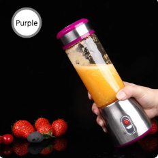 Rechargeable, Personal and Portable Glass Blender