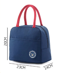 Insulated Lunch Bag with Deep Side Pocket