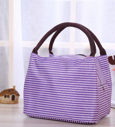 Insulated Lunch Bag - Stripped Colors