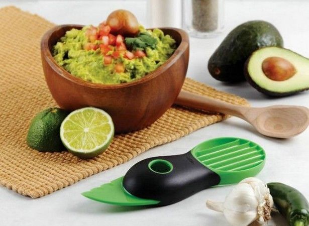 OXO Good Grips 3-In-1 Avocado Slicer Green All in one Tool Splits